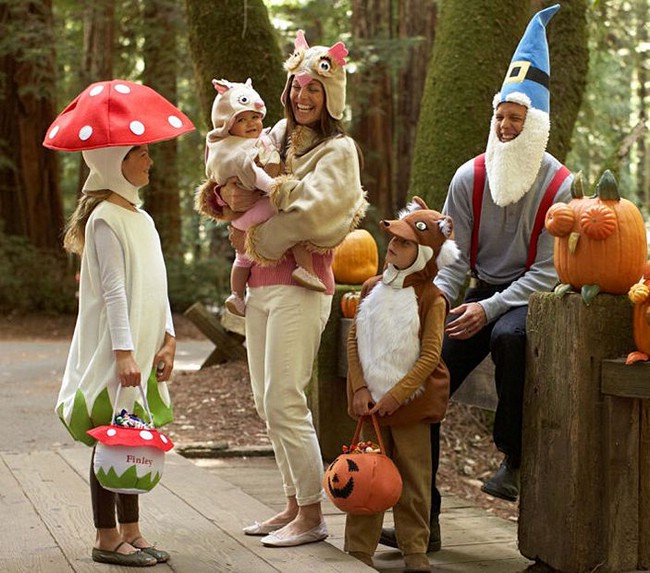 Семейные костюмы на Хэллоуин