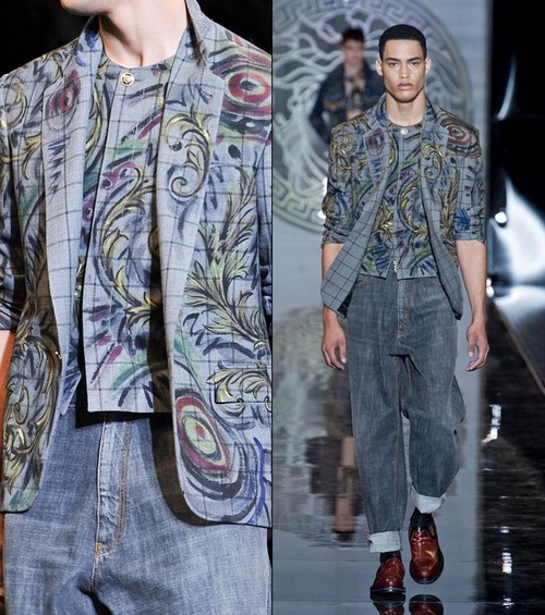 Модный тренд мужской одежды сезона зима 2014: принт пейсли