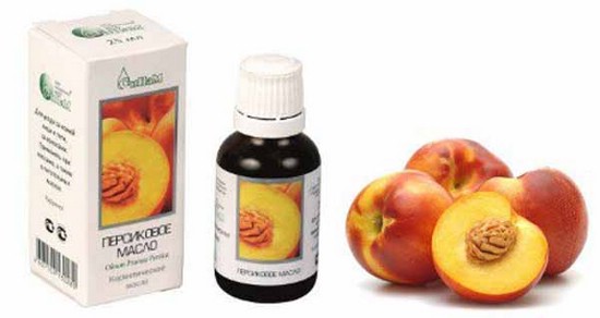 Персиковое масло для улучшения состояния ресниц