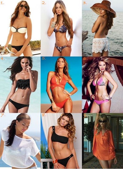 Тенденции купальников и пляжной моды 2012
