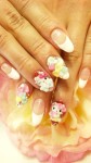 Дизайн ногтей в стиле Hello Kitty