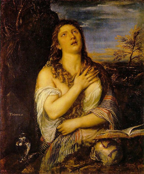 Тициан Кающаяся Мария Магдалина
