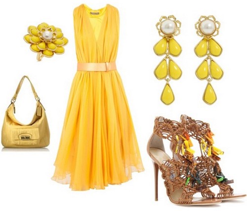 Мода на жёлтый цвет в одежде