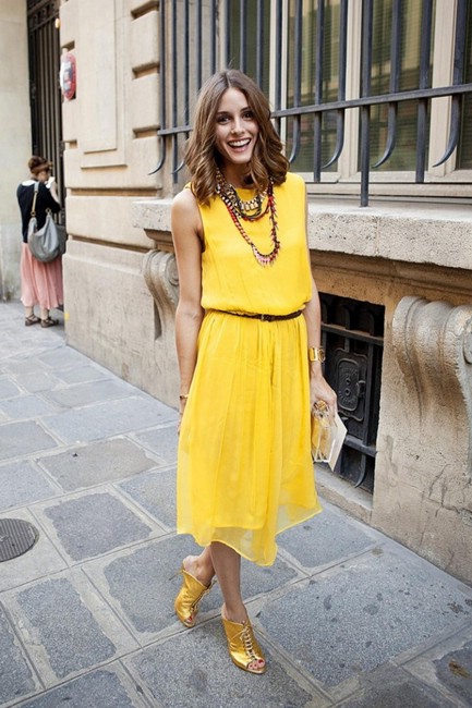 Мода на жёлтый цвет в одежде
