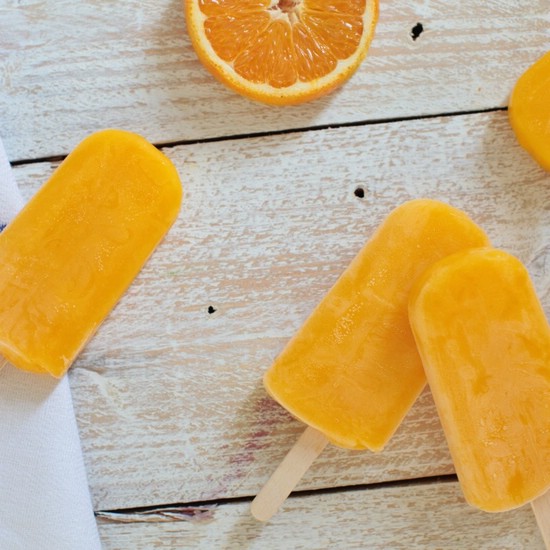 Как сделать апельсиновый фруктовый лёд