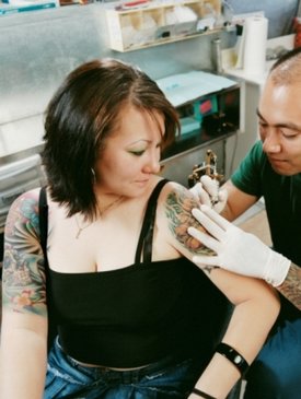 Дизайн женских татуировок-рукавов