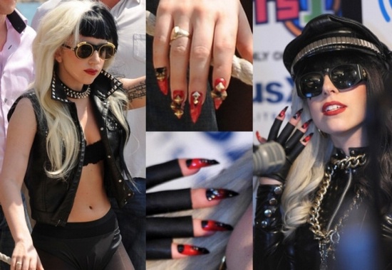 Дизайн ногтей Леди Гага